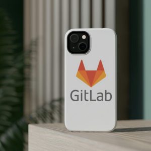 Gitlab texte logo sticker